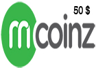بطاقة إم كوينز 50 دولار أمريكي