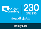 بطاقة شحن موبايلي - 230 ريال