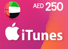 بطاقة ايتونز 250 درهم - (المتجر اﻹماراتي)