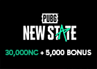 بطاقة شحن ببجي نيو ستيت - 30000+5000 NC