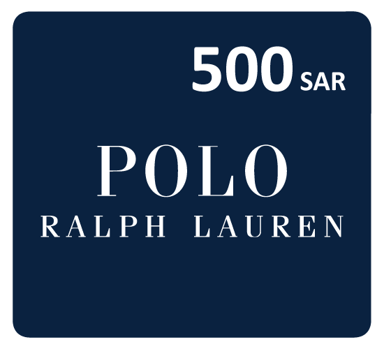 بطاقة هدايا بولو رالف لورين  500 ريال سعودي