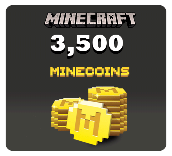 قسيمة ماينكرافت 3500 عملة - 19.99 دولار