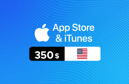 بطاقة آبل و ايتونز 350 دولار (المتجر الأمريكي)